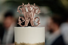 Load image into Gallery viewer, Wedding Monogram Cake Topper Single Initial
